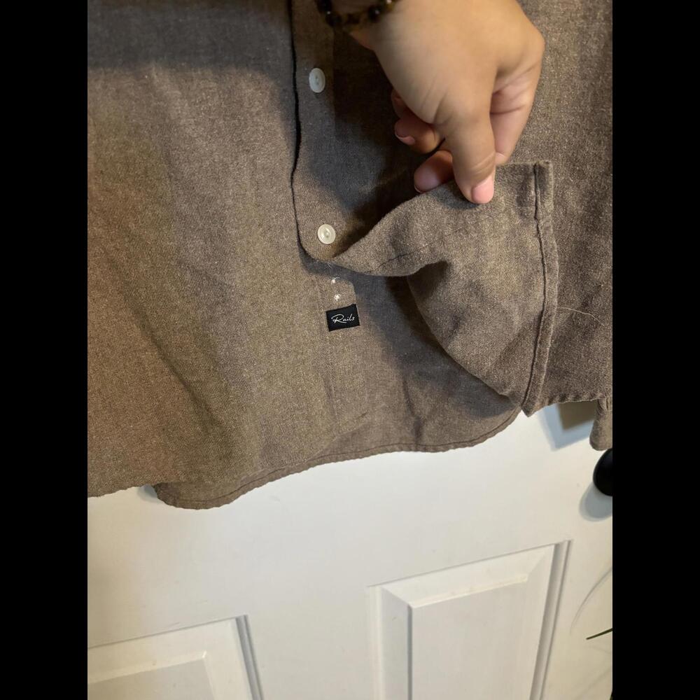 Rails Cotton Longsleeve Button Down - image 3